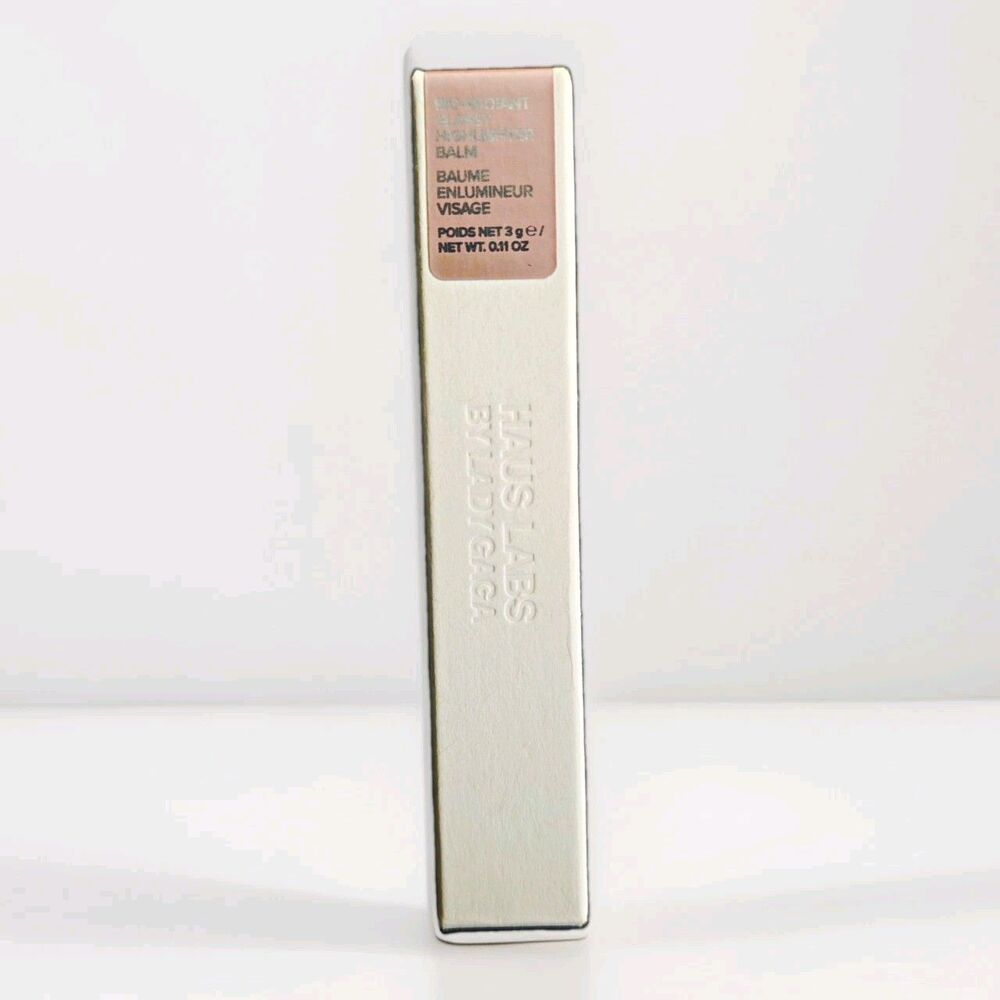HAUS LABS By Lady Gaga Bio-Radiant Glassy Highlighter Balm Glassy Opal NIB